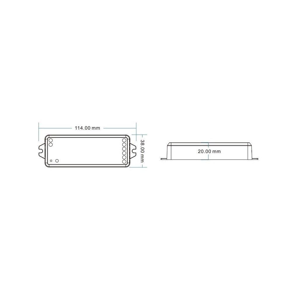 LEDlife rWave Zigbee RGB+CCT controller - Hue kompatibel, 12-24V (180-360W)