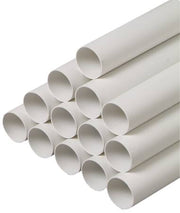 RØR Ø51MM L=2M HVID PLAST