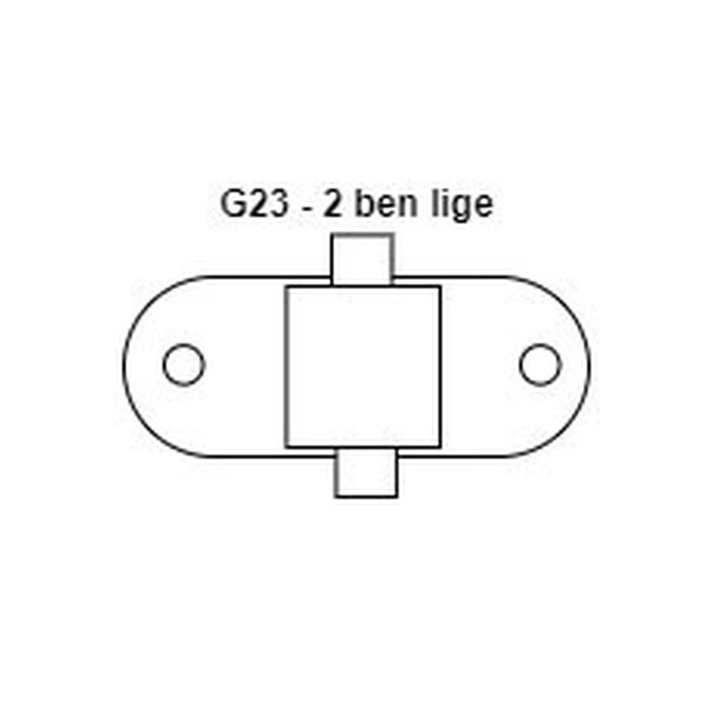 G23 LED pære 4W - Erstatter 12W, 230V, 400lm, RA80