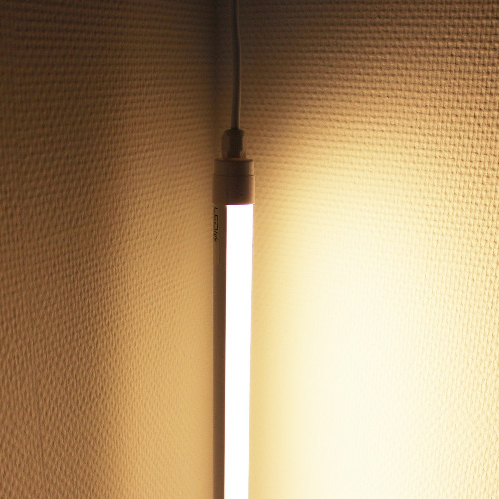 LEDlife 18W LED armatur - 120 cm, IP65, Ø25cm, gennemfortrådet, 230V
