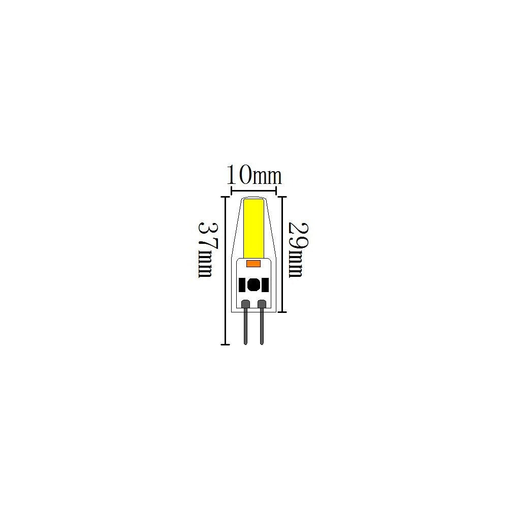 LEDlife SILI1.5 G4 LED pære - 1,5W, 12V/24V, G4 fatning, 170lm