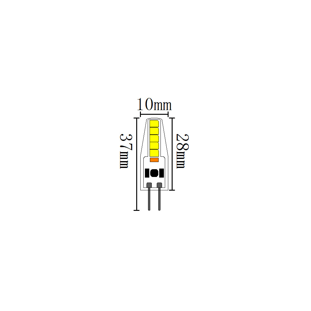 LEDlife SILI2 G4 LED pære - 2W, dæmpbar, 12V/24V, G4