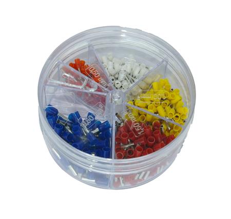 TERMINALRØRBOX 0,50-2,5 FARVE