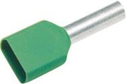 ISO. TWIN-TERMINALRØR 2X16MM² L16 GRØN