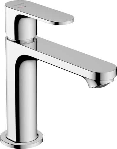 Hansgrohe Rebris E håndvaskarmatur 80 med løft-op BV, krom