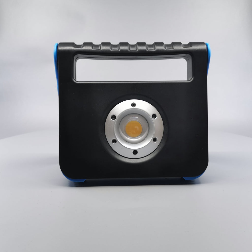 15W LED batteri arbejdslampe m. USB, 4000K