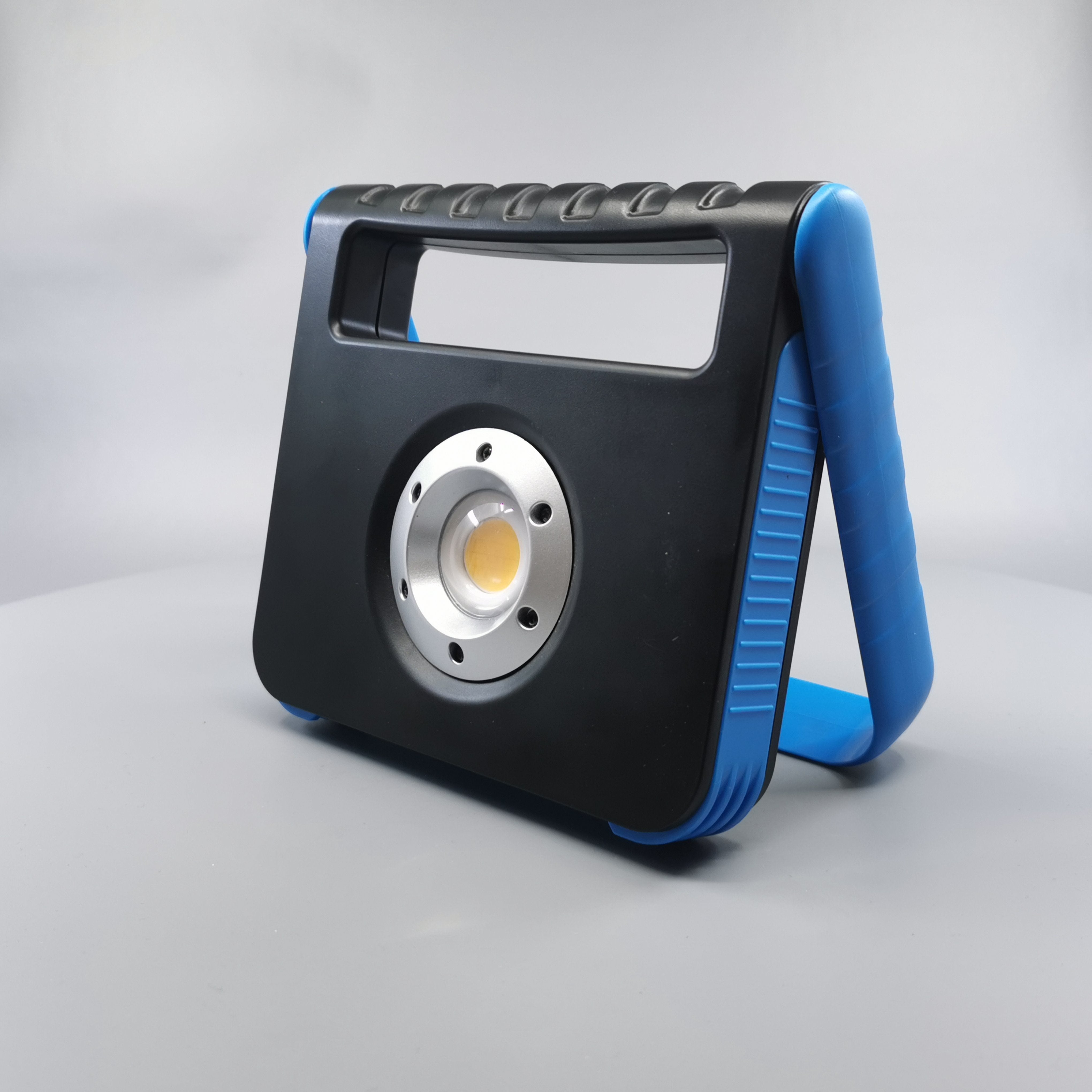 15W LED batteri arbejdslampe m. USB, 4000K