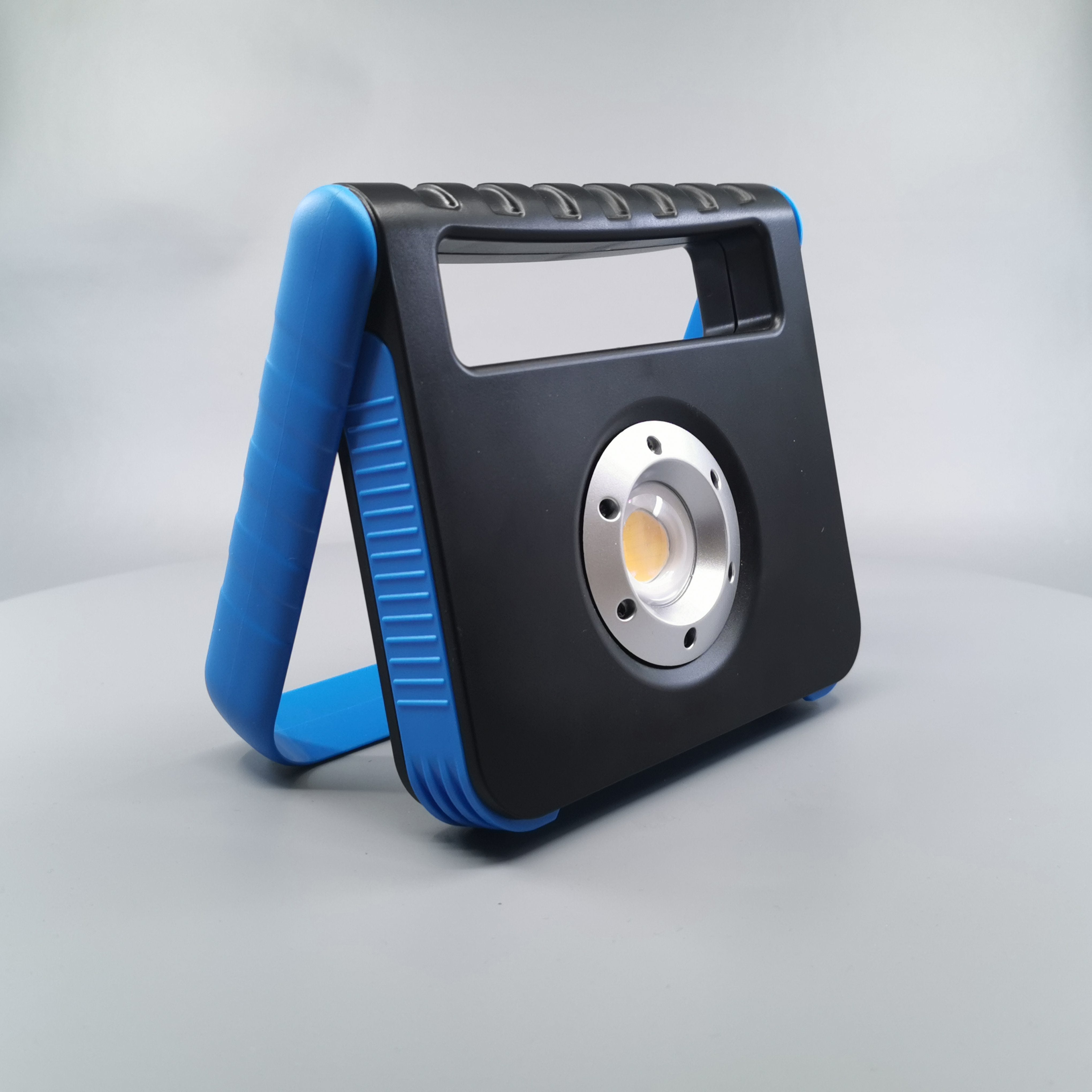 15W LED batteri arbejdslampe m. USB, 4000K