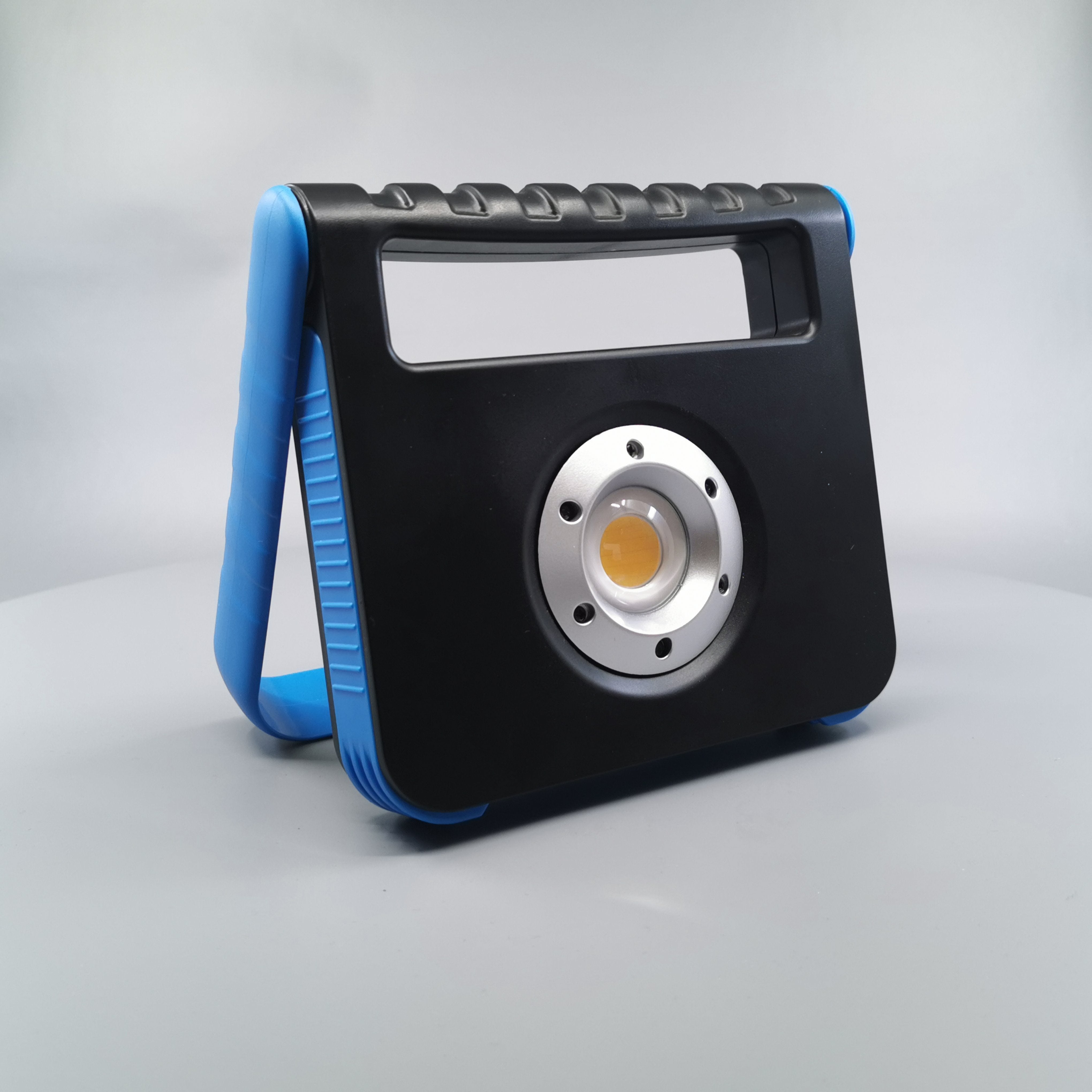 15W LED batteri arbejdslampe m. USB, 4000K