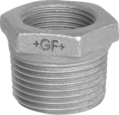 +GF+ NIPPELMUFFE SORT 1/2X3/8