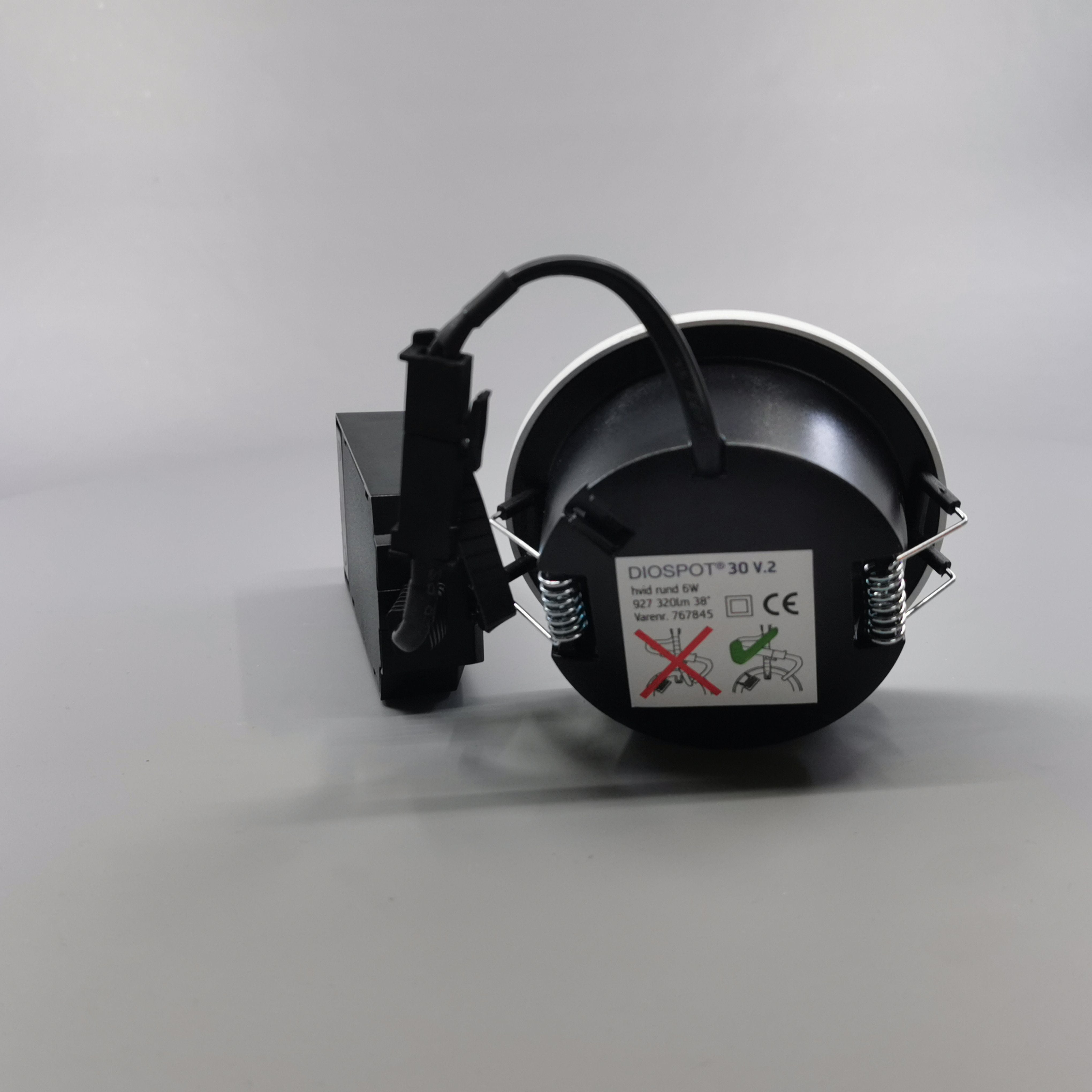 Diospot 30 V.2 6W 2700K 38° dæmpbar 32mm rund hvid