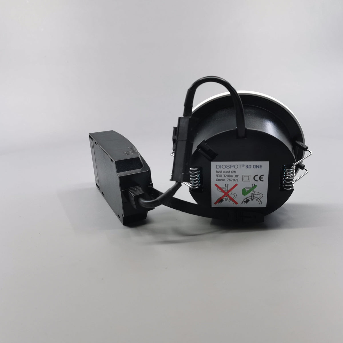 Diospot 30 One 6W 3000K 38° dæmpbar 32mm - hvid (360° frame 14)
