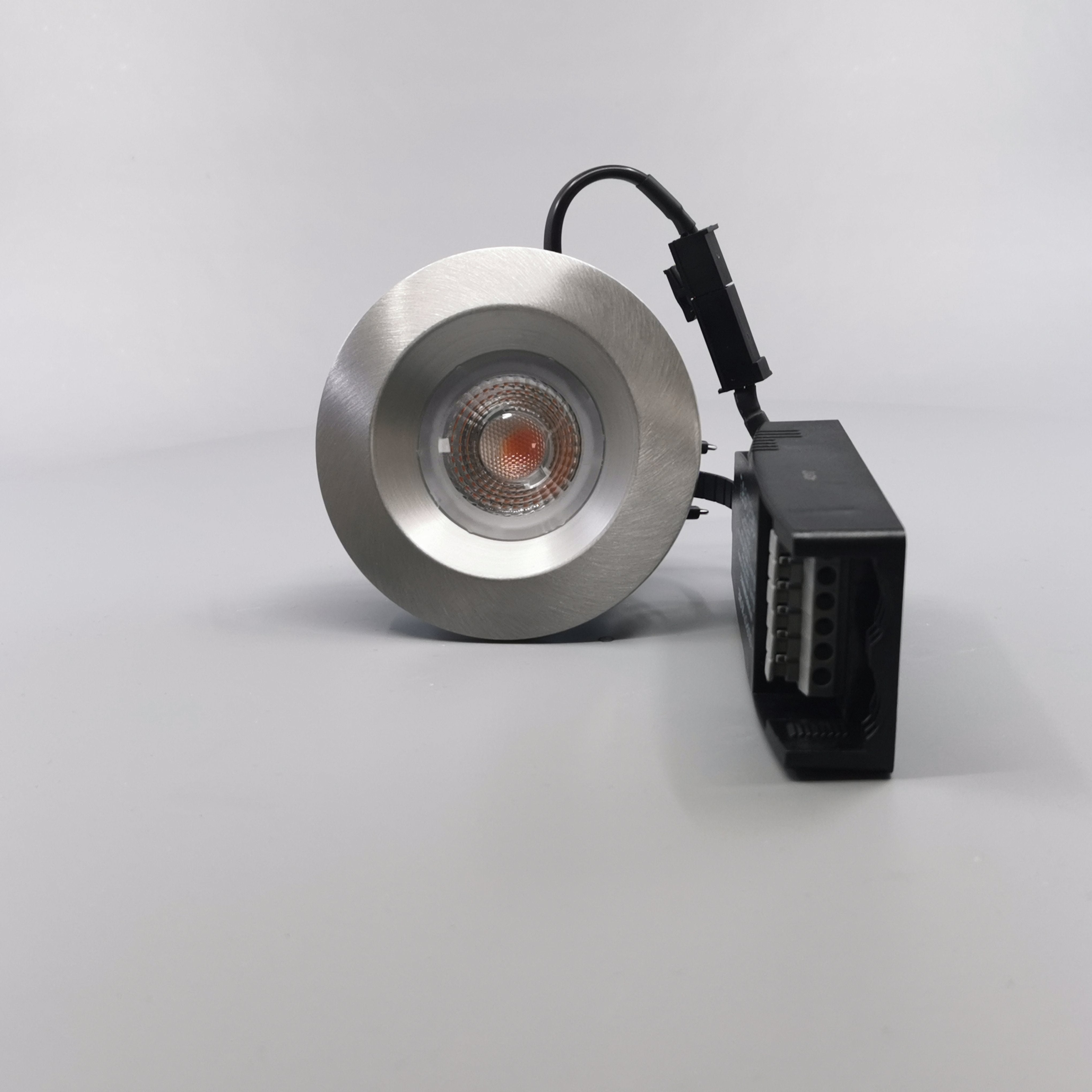 Diospot 30 One 6W 2700K 38° dæmpbar 32mm - børstet