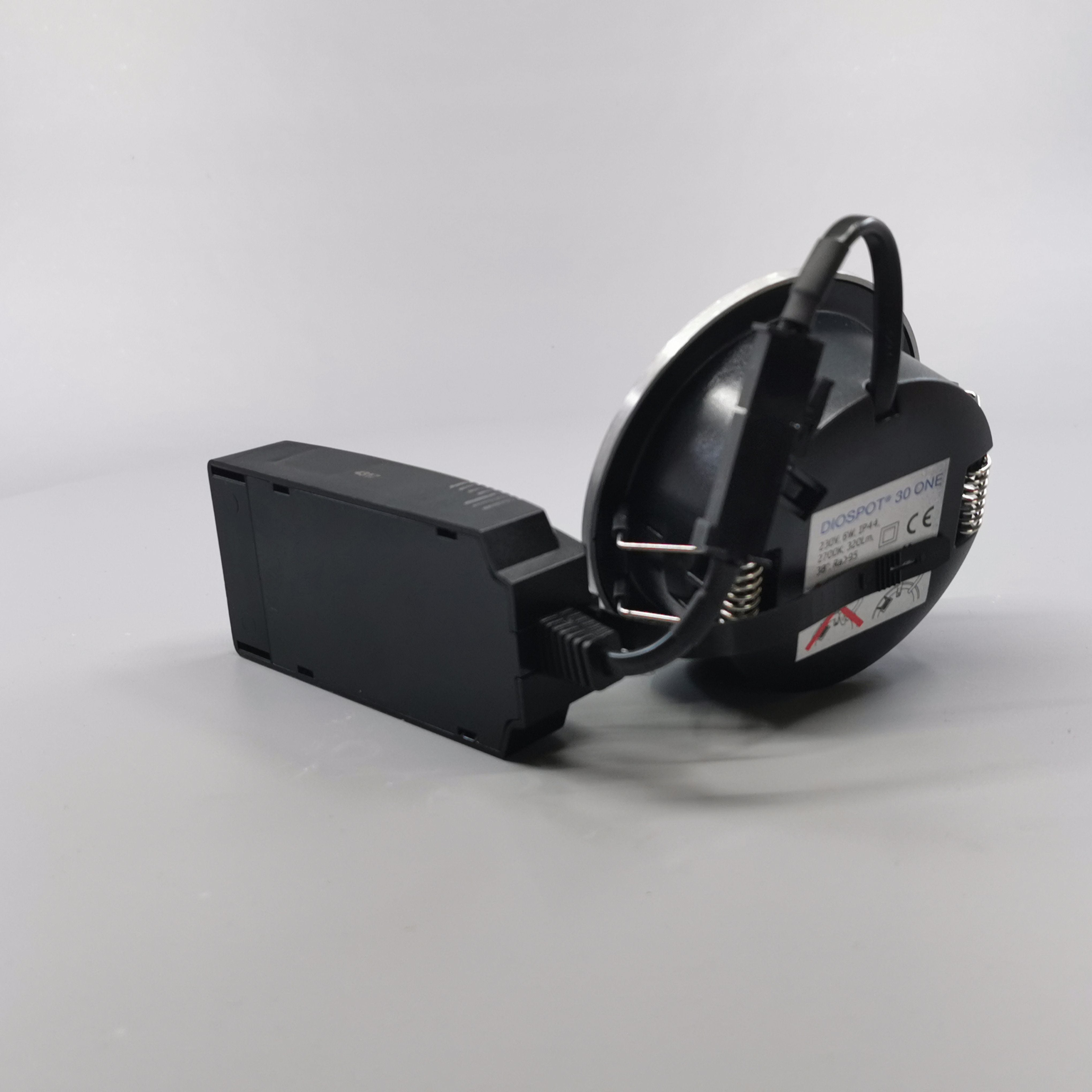 Diospot 30 One 6W 2700K 38° dæmpbar 32mm - børstet