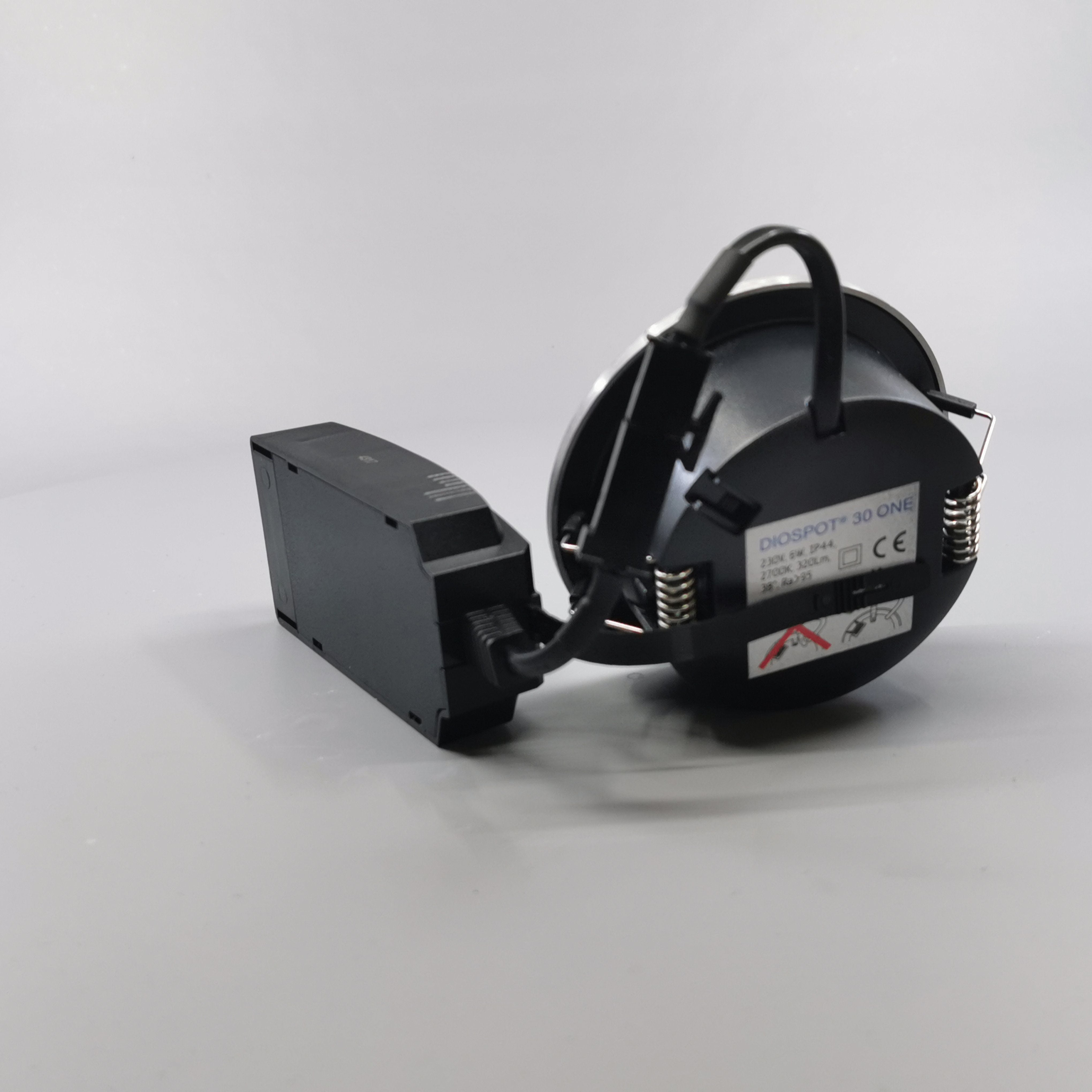 Diospot 30 One 6W 2700K 38° dæmpbar 32mm - børstet