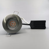 LED spot 5W dæmpbar flimmerfri 2700K 430Lm - Rund, børstet