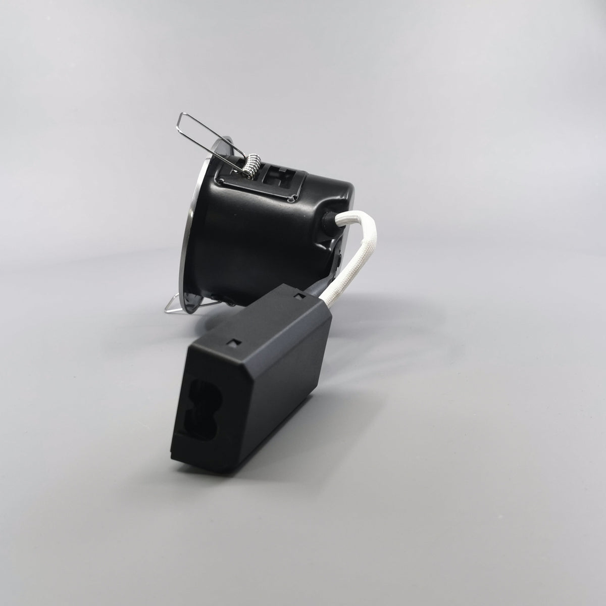 LED spot 5W dæmpbar flimmerfri 2700K 430Lm - Rund, børstet (360° frame 8)