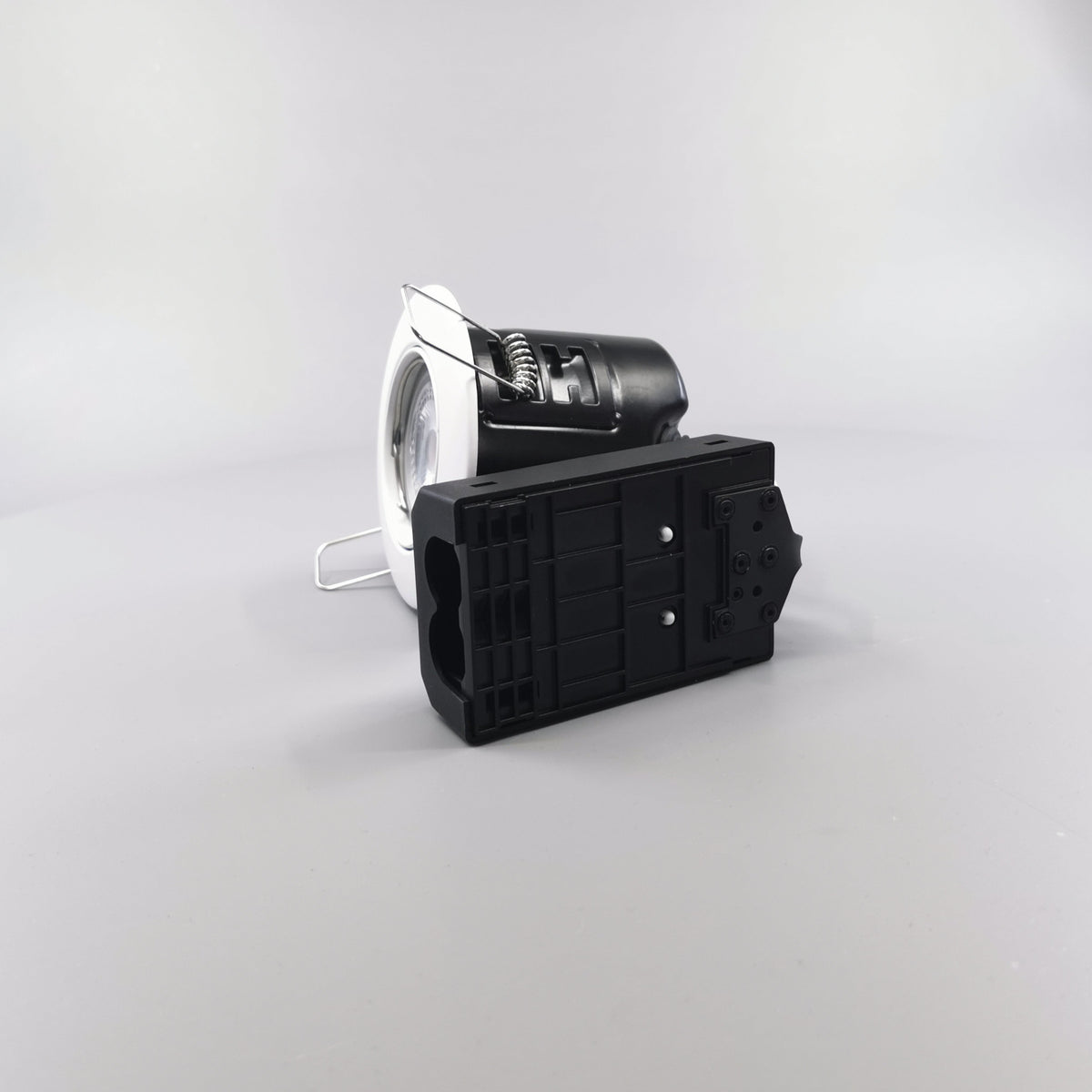 LED spot 5W dæmpbar flimmerfri 3000K 450Lm - Rund, mat hvid (360° frame 6)
