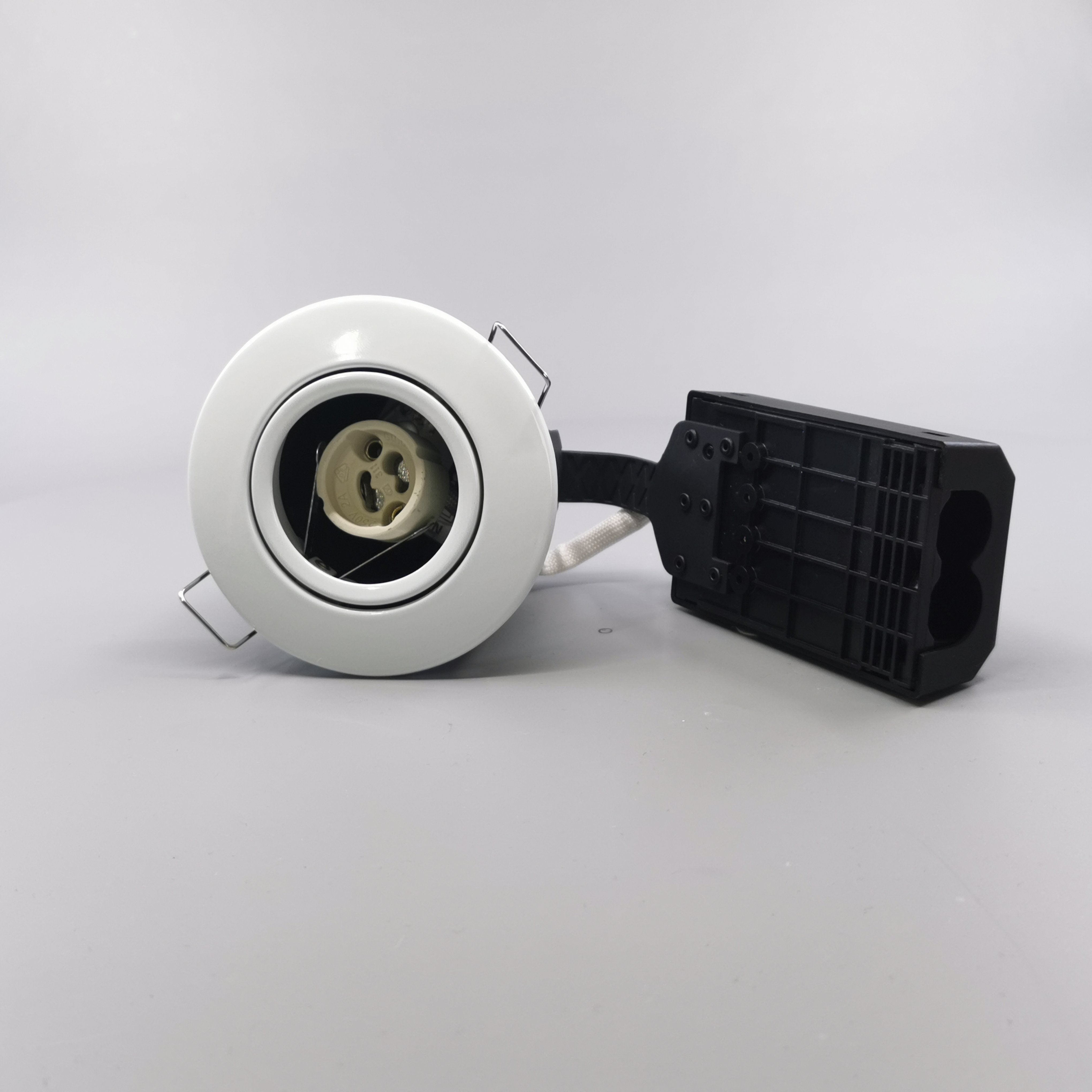 Pro Uni Install m. GU10 fatning - Rund, hvid