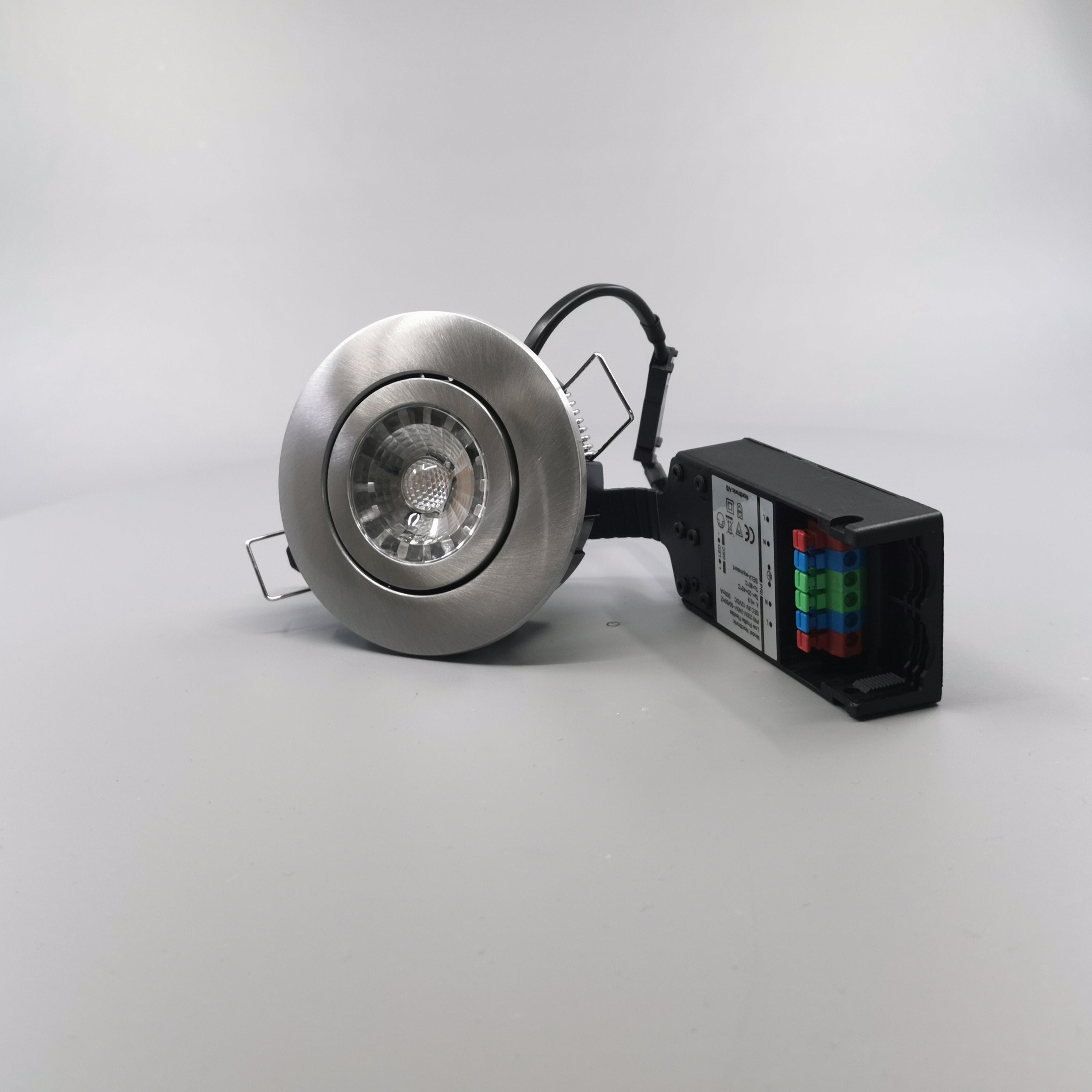 LED spot 6W 35° børstet 3000K 33mm. - Type: 3512