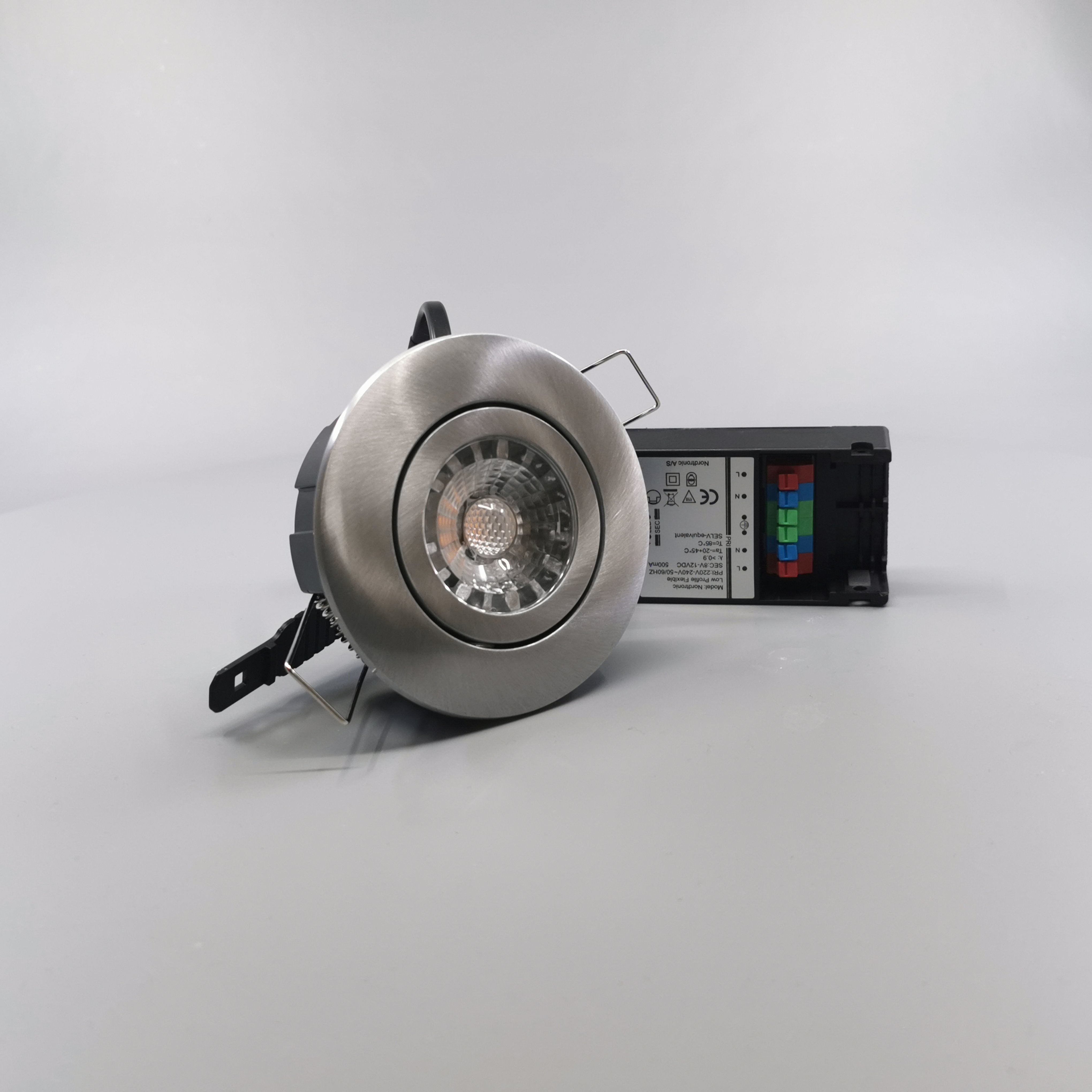 LED spot 6W 35° børstet 3000K 33mm. - Type: 3512