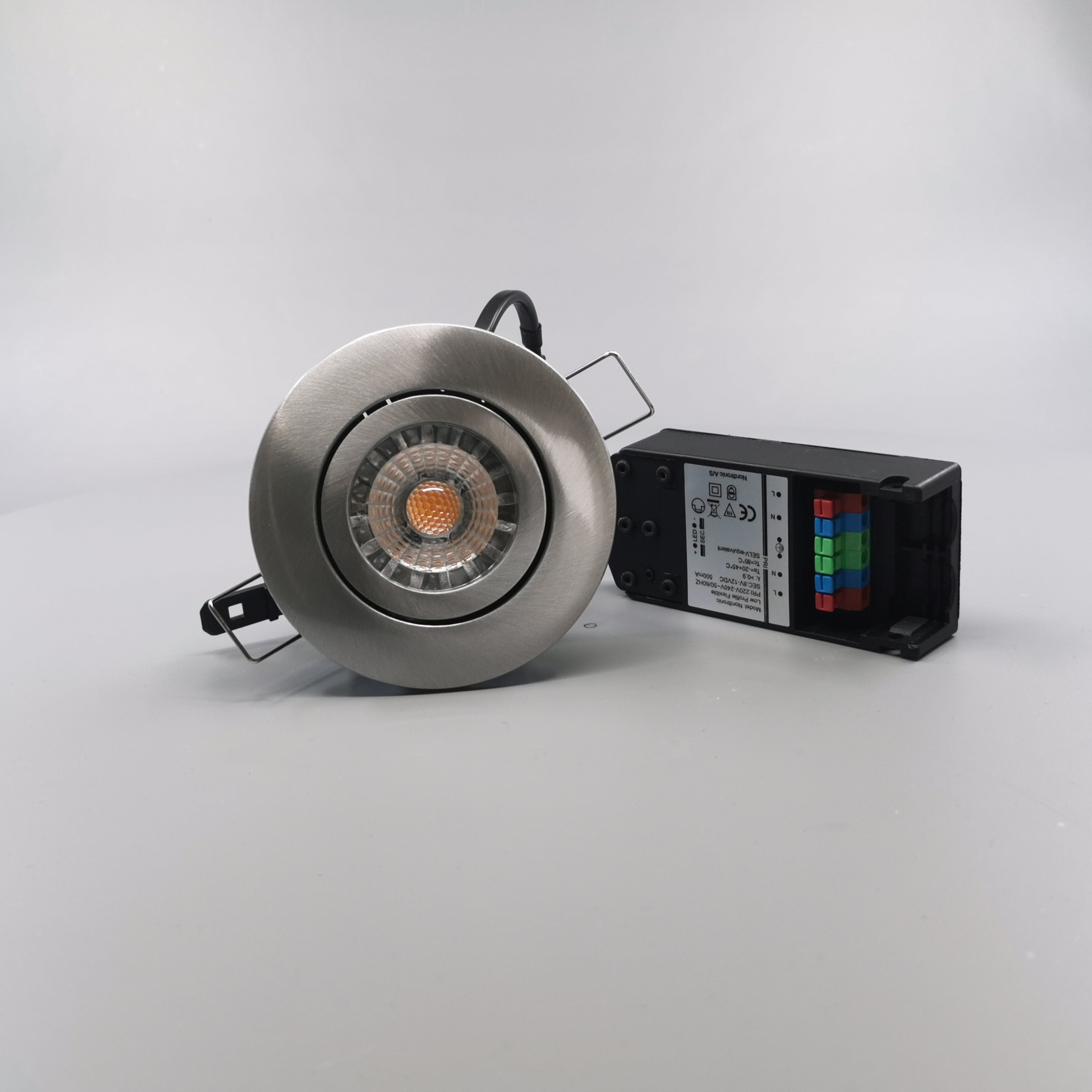 LED spot 6W 35° børstet 3000K 33mm. - Type: 3512