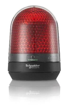 SIGNALLAMPE Ø100 U/BUZZER 12-24VDC RØD