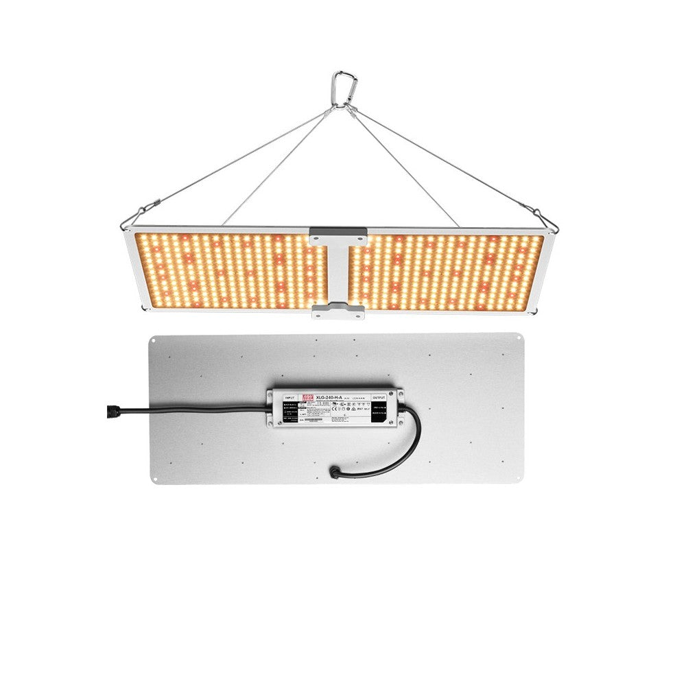 Samsung Quantum board 225W vækstlampe - Fuldt spektrum, dæmper, ophæng inkluderet, IP65
