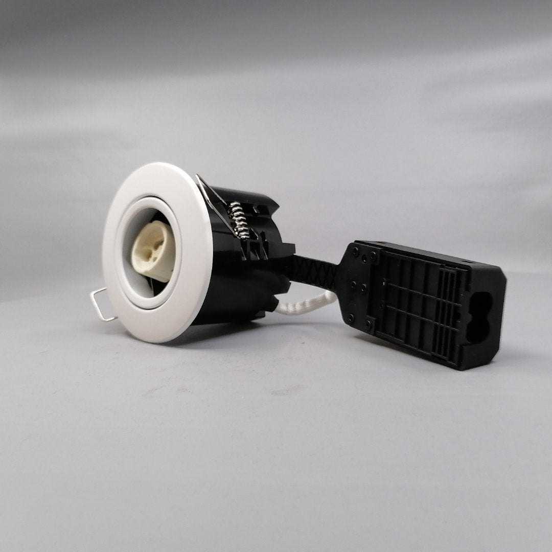 Pro Indbygningsspot m. GU10 fatning - mat hvid (360° frame 4)