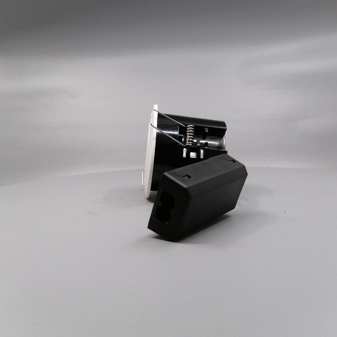 Pro indbygningsspot m. 3-Trins dæmpbar LED pære 3000K - Mat hvid