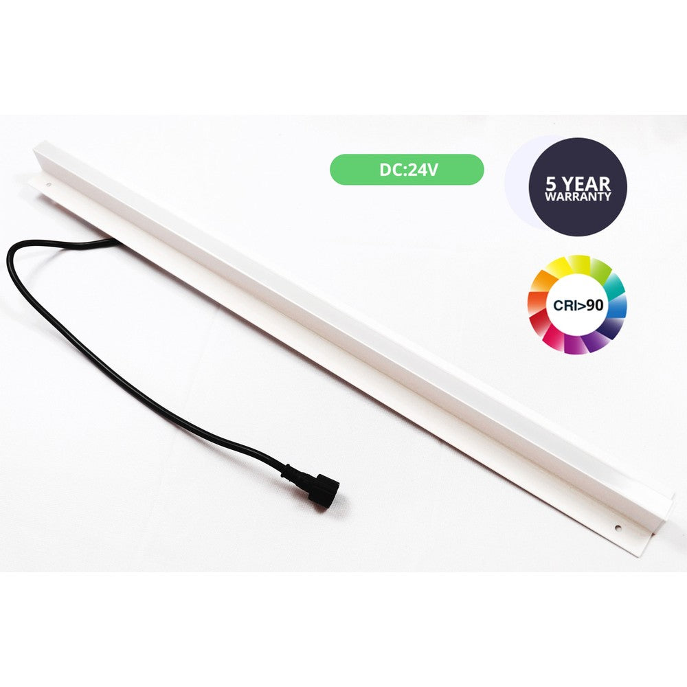 Troldtekt LED dæmpbar skinnesæt 3x60 cm - Planforsænket, Triac dæmpbar, Akustilight inkl. ledninger og driver