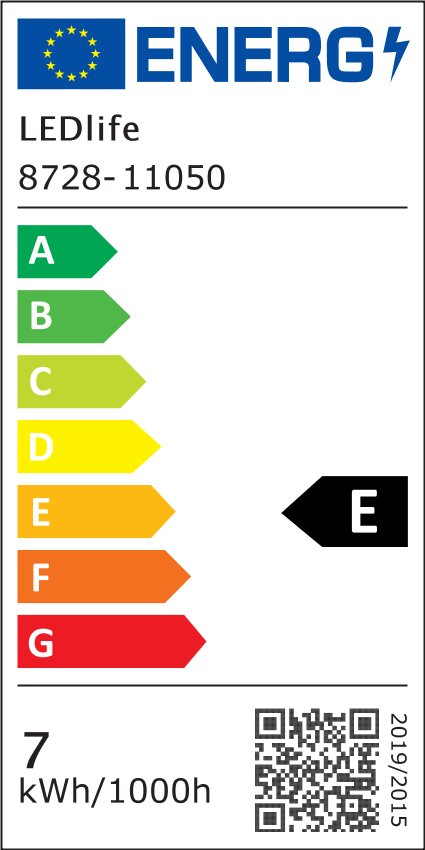 LEDlife 7W Low Profile Indbygningsspot - Ø8,3 cm Hul, Ø10 cm Mål, RA95, CCT, Dæmpbar 230V