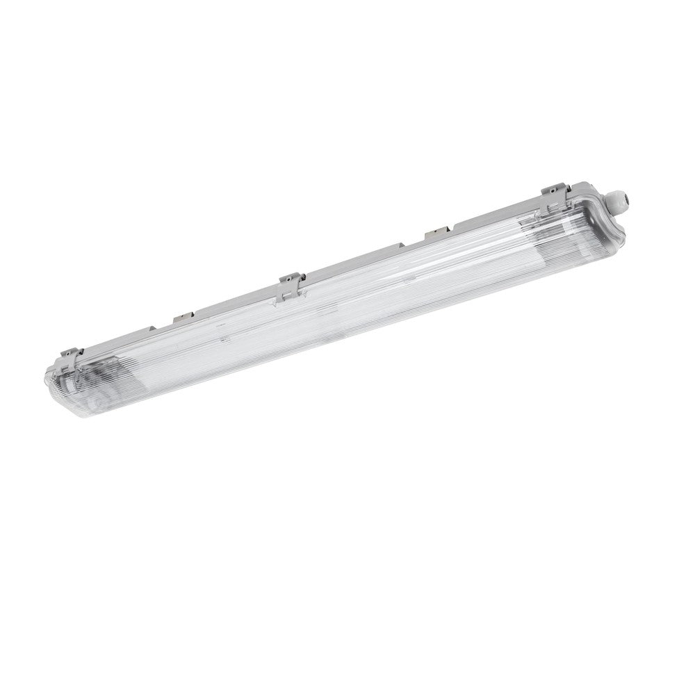 Limea T8 LED dobbeltarmatur m. IP65 vandtæt 9W LED rør