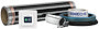 Gulvvarmefoile kit 65 w/m2 inkl. EB-Therm 500 12 m2 27 m bredde 43 cm