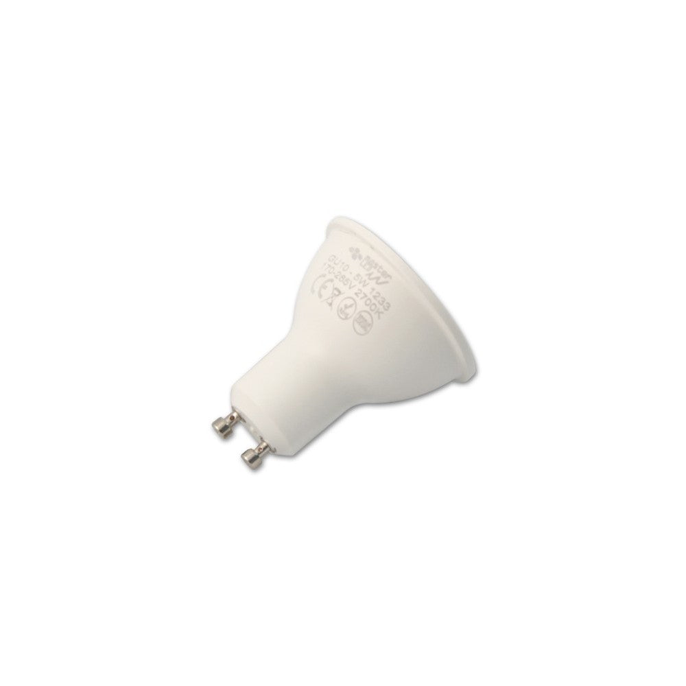 GU10 LED Spot 5W - 500 Lumen - Varm/Neutral Hvid - RA80 - 230V Input