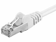 FTP netværkskabel - Skærmet CAT5e, 2xRJ45, HVID (5m)