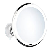 SMEDBO  SMINKESPEJL MED SUGEKOPP. KROMET. LED LYS. X7
