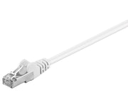 S/FTP netværkskabel - CAT5e, 2xRJ45, Hvid (1m)