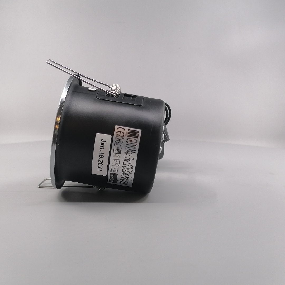 Pro indbygningsspot m 4W LED pære 3000K - Børstet