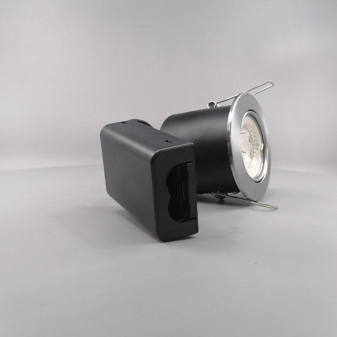 Pro indbygningsspot m 4W LED pære 3000K - Børstet