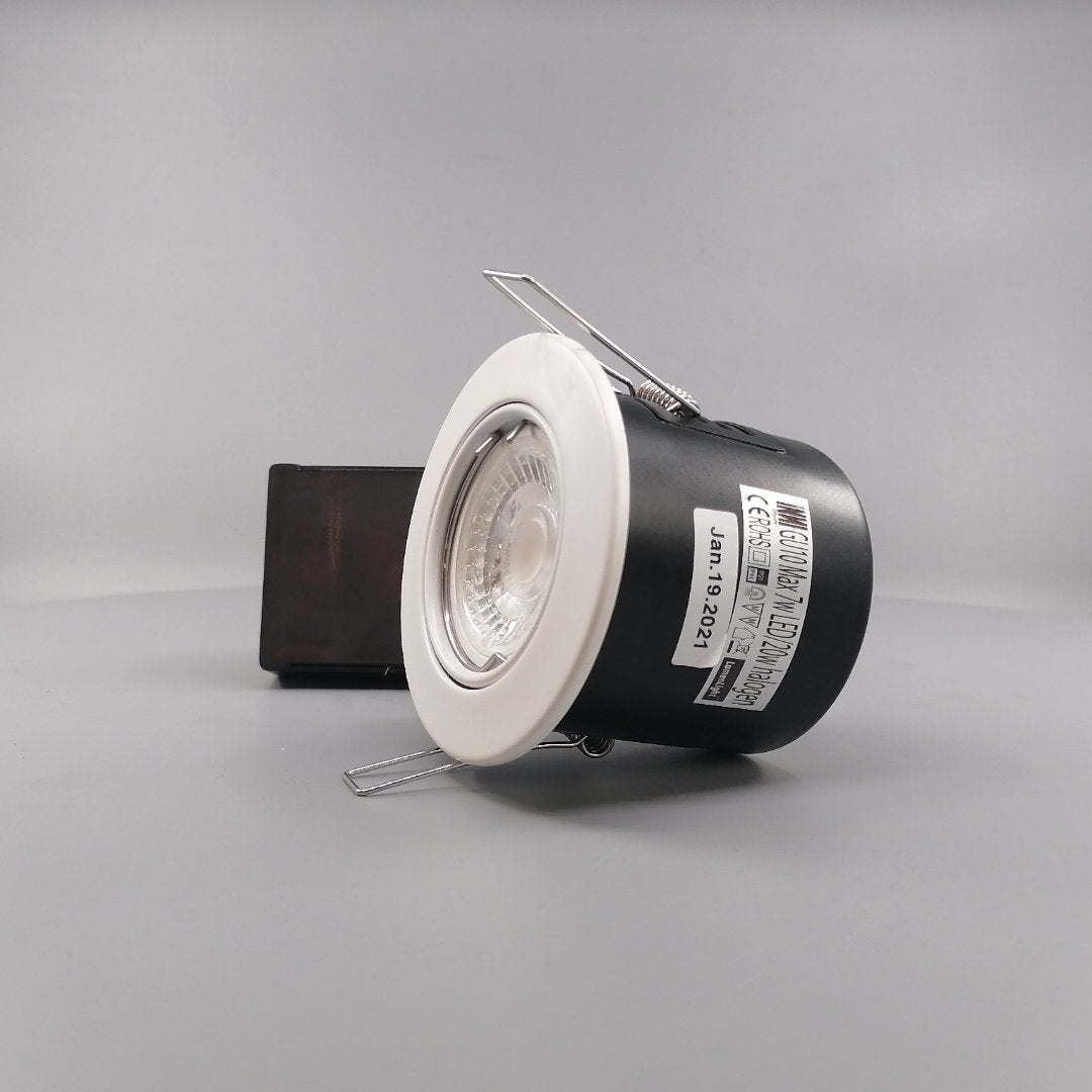 Pro indbygningsspot m 5W LED pære 3000K - Mat hvid