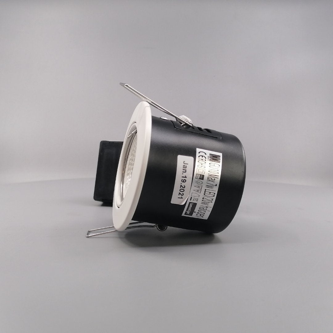 Pro indbygningsspot m 5W LED pære 3000K - Mat hvid