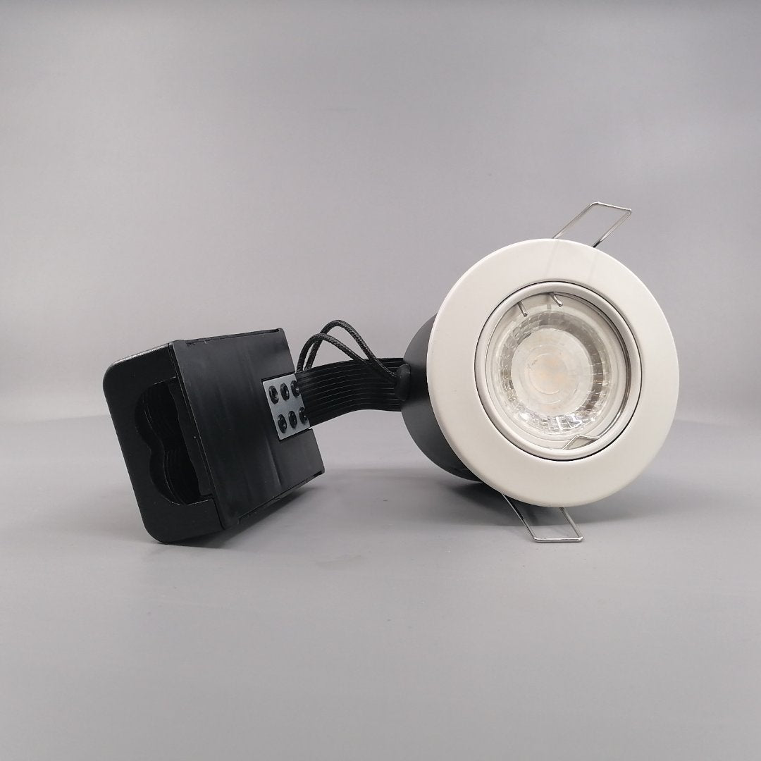 Pro indbygningsspot m 5W LED pære 3000K - Mat hvid