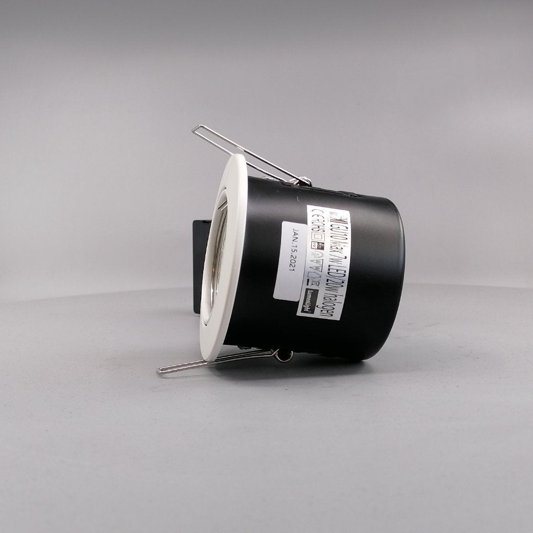 Pro Indbygningsspot m 5,5W DimTone LED pære - Mat hvid