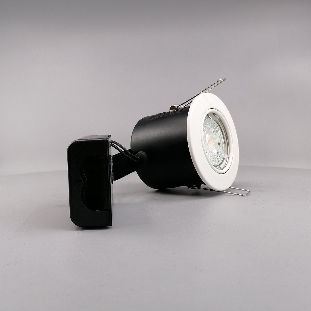 Pro Indbygningsspot m 5,5W DimTone LED pære - Mat hvid