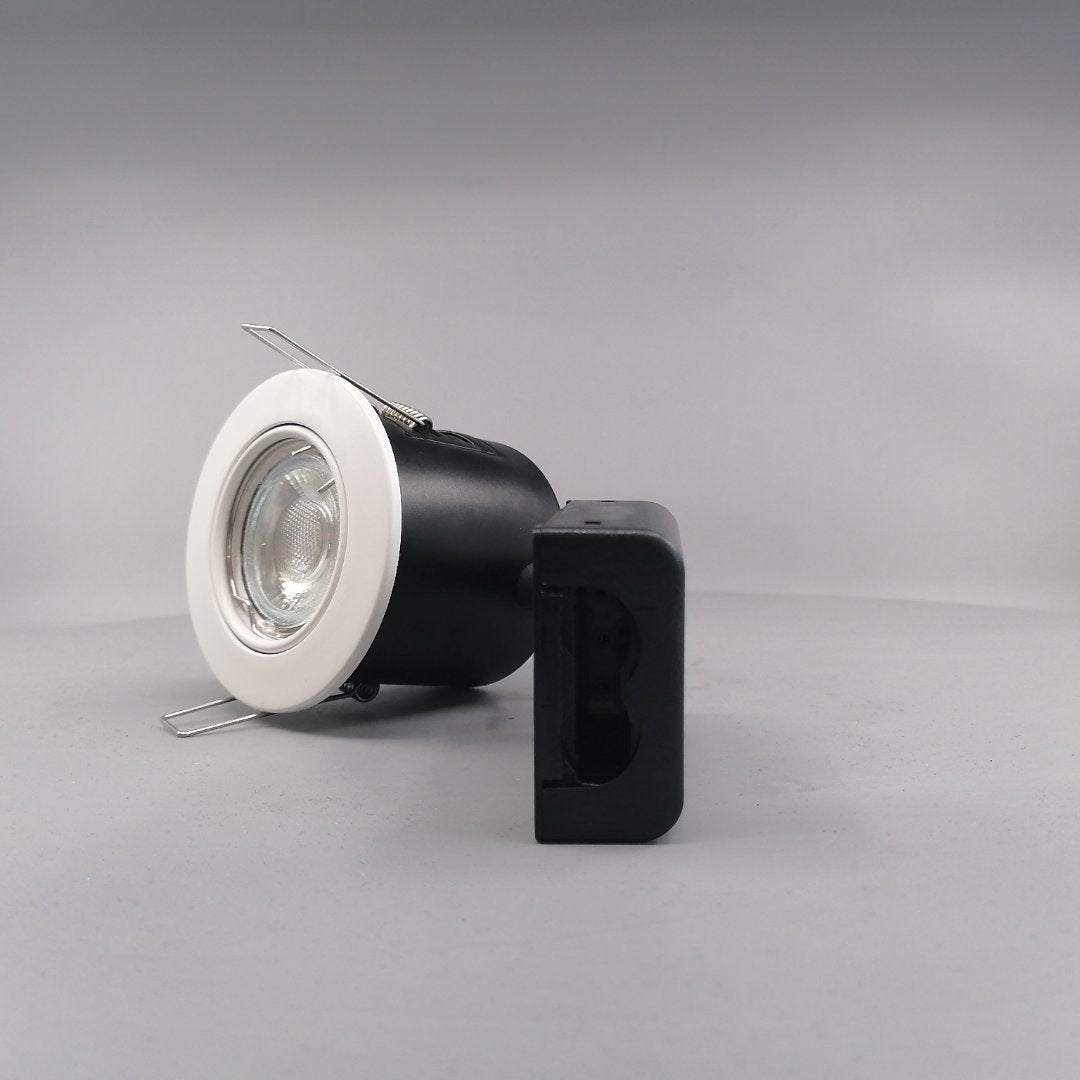 Pro indbygningsspot m. 3-Trins dæmpbar LED pære 3000K - Mat hvid (360° frame 4)