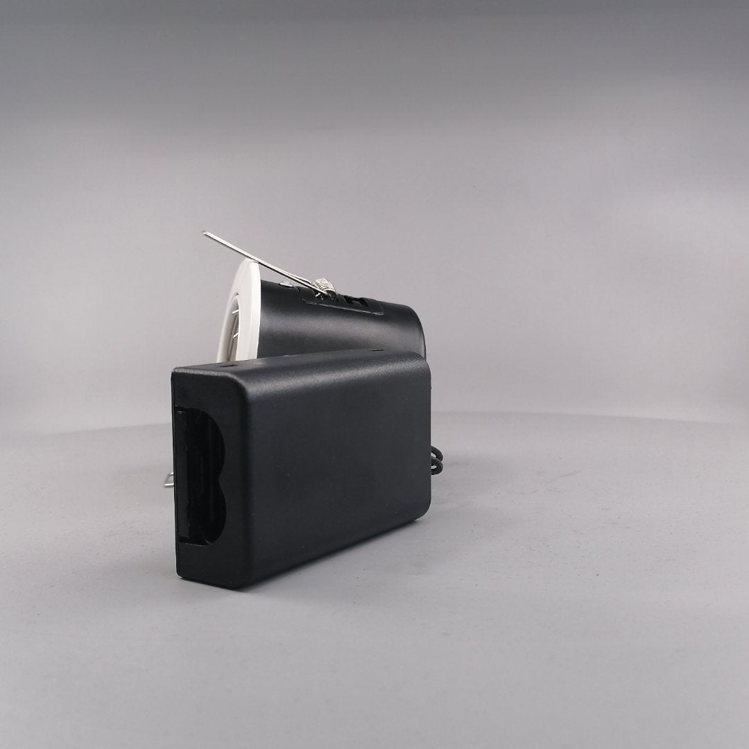 Pro indbygningsspot m. 3-Trins dæmpbar LED pære 3000K - Mat hvid (360° frame 6)