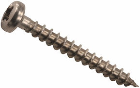 TRÆSKRUE, RUSTFRI, 4,0X25MM, 200ST