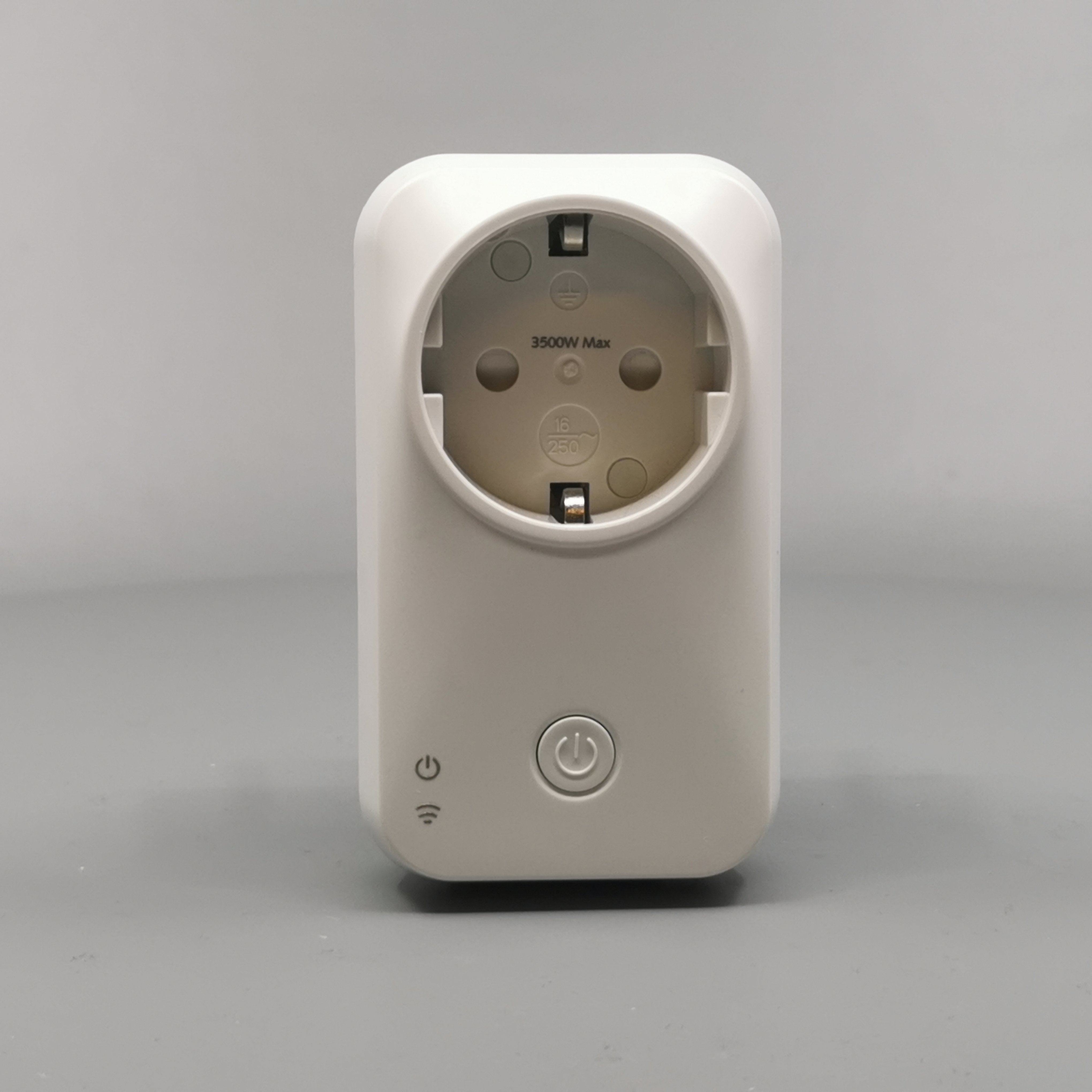 Wi-Fi stikkontakt m. tænd/sluk via smartphone