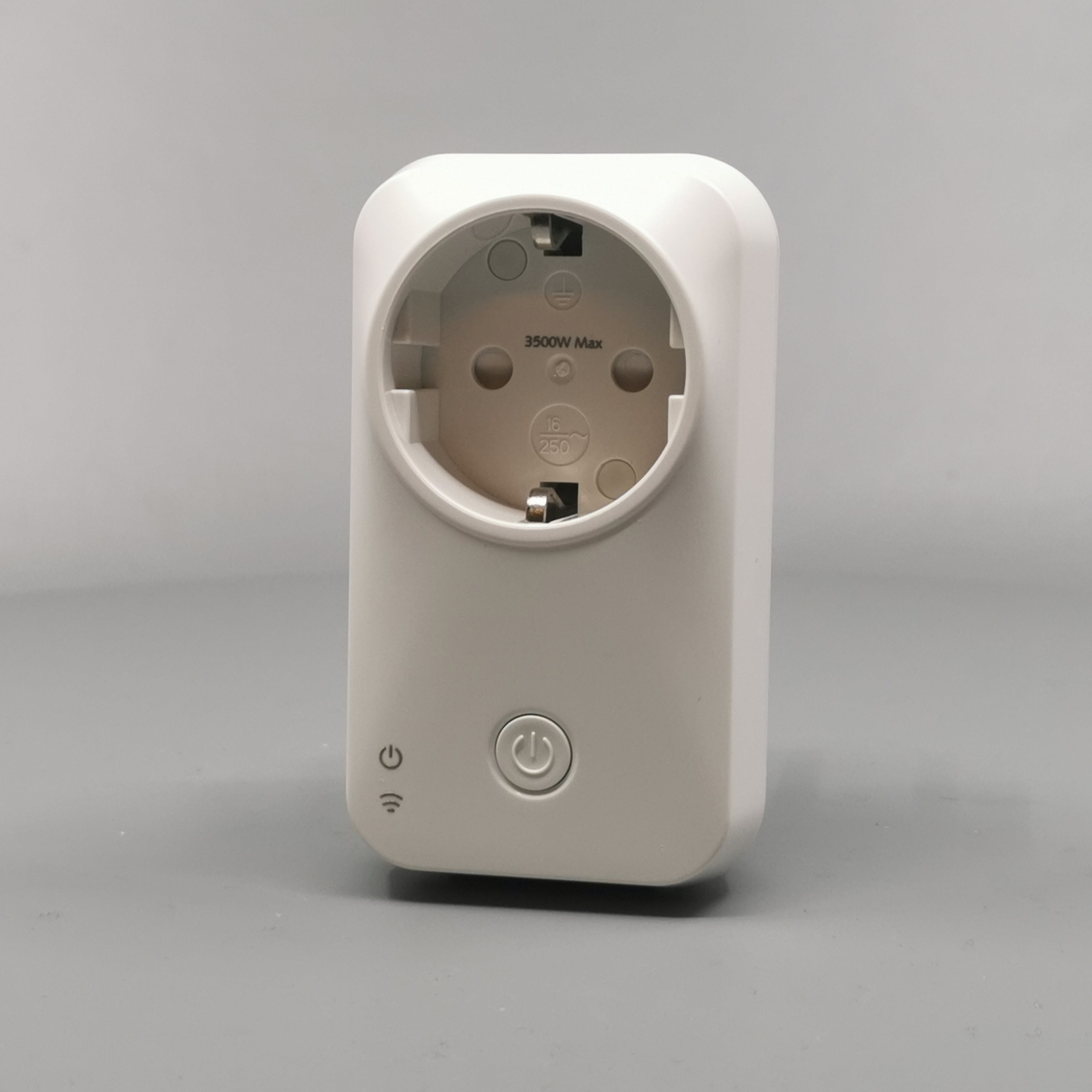 Wi-Fi stikkontakt m. tænd/sluk via smartphone